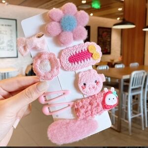 Girls Cute Pink Flower 9-Piece‎ Set NEW